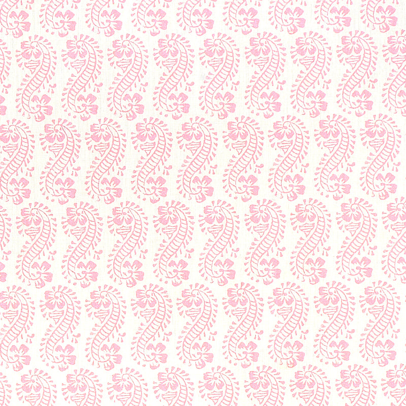Lani fabric in pink color - pattern number 179182 - by Schumacher in the Molly Mahon collection