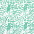 Bird & Bee fabric in sea glass color - pattern number 179211 - by Schumacher in the Molly Mahon collection