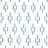 Dash Hand Block Print fabric in blue color - pattern number 179251 - by Schumacher in the Molly Mahon collection