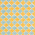 Pattee Hand Block Print fabric in turmeric color - pattern number 179303 - by Schumacher in the Molly Mahon collection