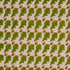 Oak Hand Block Print fabric in green color - pattern number 179310 - by Schumacher in the Molly Mahon collection