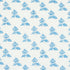 Torbay Hand Blocked Print fabric in blue color - pattern number 179331 - by Schumacher in the Jacaranda collection