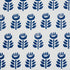 Rosenborg Hand Print fabric in navy color - pattern number 179402 - by Schumacher in the Scandinavian Modern collection
