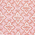 Amalia Medallion Handmade Print fabric in pink color - pattern number 179442 - by Schumacher in the Jacaranda collection