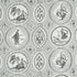 Les Scenes Contemporaines fabric in black color - pattern number 179561 - by Schumacher in the Jill Lasersohn collection