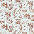 Toile De La Prairie fabric in brown color - pattern number 179572 - by Schumacher in the Jill Lasersohn collection