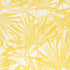 Sunlit Palm Linen fabric in yellow color - pattern number 179602 - by Schumacher in the Natura collection