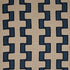 Dixon Embroidered Print Linen fabric in blue color - pattern number 179682 - by Schumacher in the World View collection
