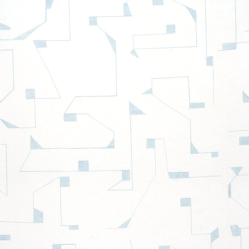 Circuit fabric in sky color - pattern number 179690 - by Schumacher in the Porter Teleo collection