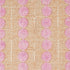 Sun Rise Hand Block Print fabric in rose and copper color - pattern number 179790 - by Schumacher in the Molly Mahon collection