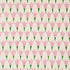 Tulip Hand Block fabric in rose and grass color - pattern number 179820 - by Schumacher in the Molly Mahon collection