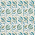 Malabar Vine fabric in peacock color - pattern number 179850 - by Schumacher in the East Meets West collection