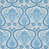 Paisley Court fabric in blue color - pattern number 179860 - by Schumacher in the East Meets West collection