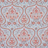 Paisley Court fabric in sky and rose color - pattern number 179861 - by Schumacher in the East Meets West collection