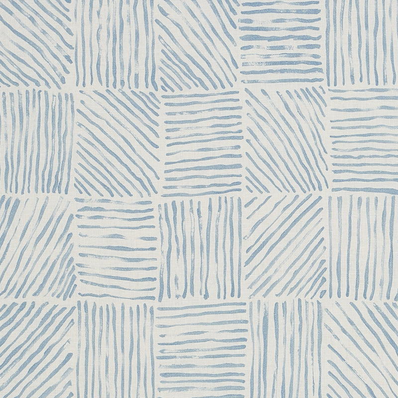 Katama fabric in sky color - pattern number 179901 - by Schumacher in the Caroline Z Hurley collection