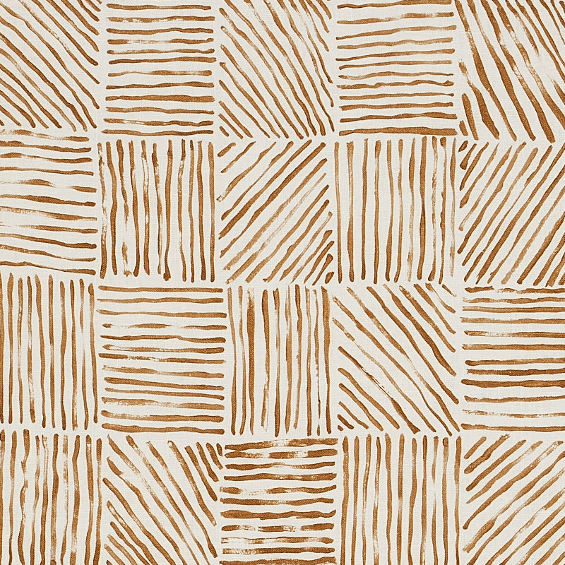 Katama fabric in caramel color - pattern number 179902 - by Schumacher in the Caroline Z Hurley collection