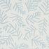 Tiah Cove fabric in blue leaf color - pattern number 179911 - by Schumacher in the Caroline Z Hurley collection