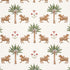 Tiger Palm fabric in cocoa color - pattern number 179930 - by Schumacher in the Mystique collection