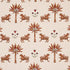 Tiger Palm fabric in crimson color - pattern number 179932 - by Schumacher in the Mystique collection