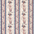 Elena Paisley Stripe fabric in blue color - pattern number 179980 - by Schumacher in the Cabana collection