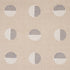 Ando Hand Block Print fabric in ivory and charcoal on natural color - pattern number 180002 - by Schumacher in the Smith Street collection