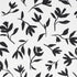 Laurel fabric in black color - pattern number 180011 - by Schumacher in the New Wave: Black & White collection