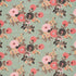 Valentina Floral fabric in green color - pattern number 180023 - by Schumacher in the Orient Express collection