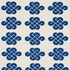 Penelope Knot fabric in blue color - pattern number 180031 - by Schumacher in the Orient Express collection