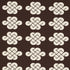 Penelope Knot fabric in brown color - pattern number 180032 - by Schumacher in the Orient Express collection