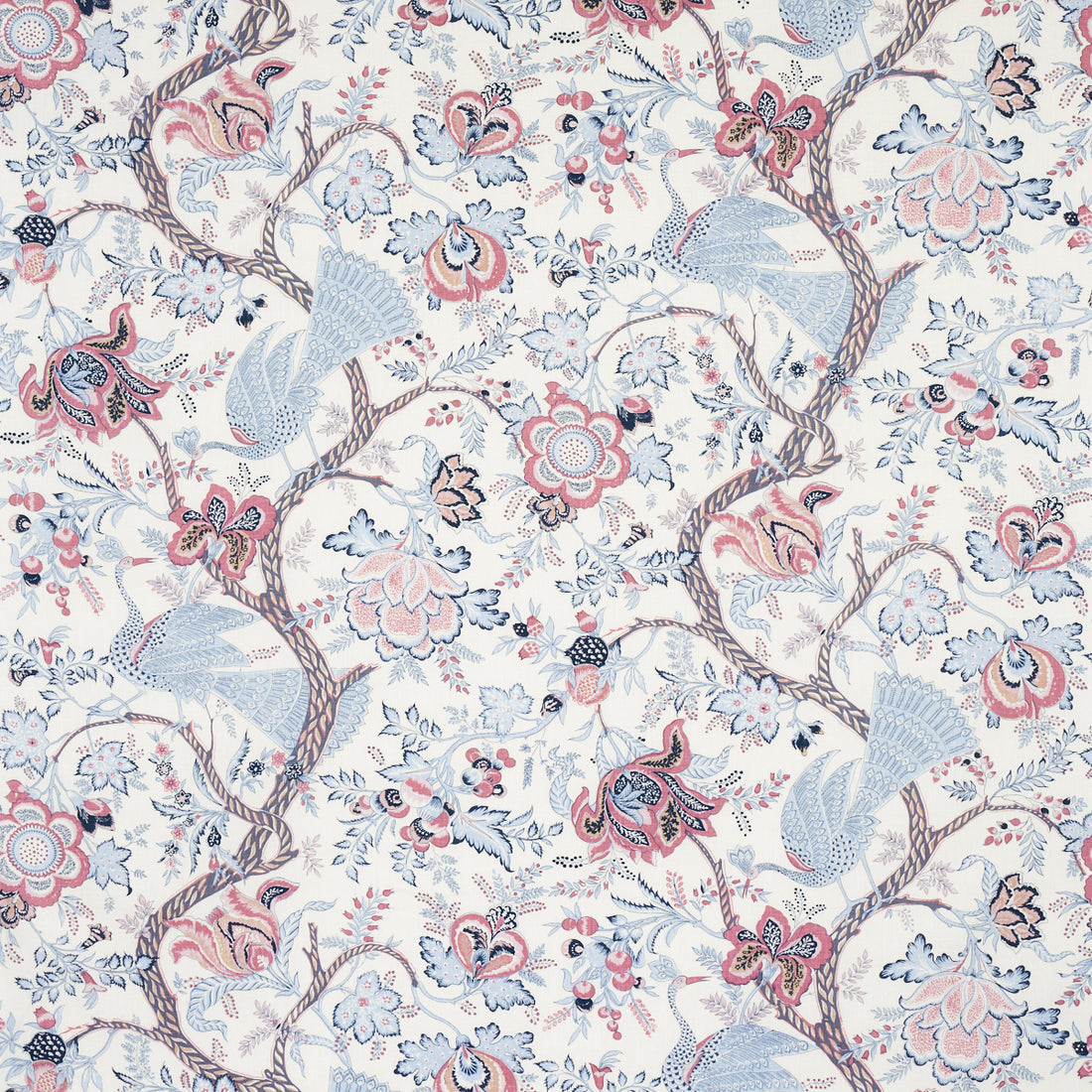 Aveline Linen fabric in lilac color - pattern number 180050 - by Schumacher in the Schumacher Classics collection