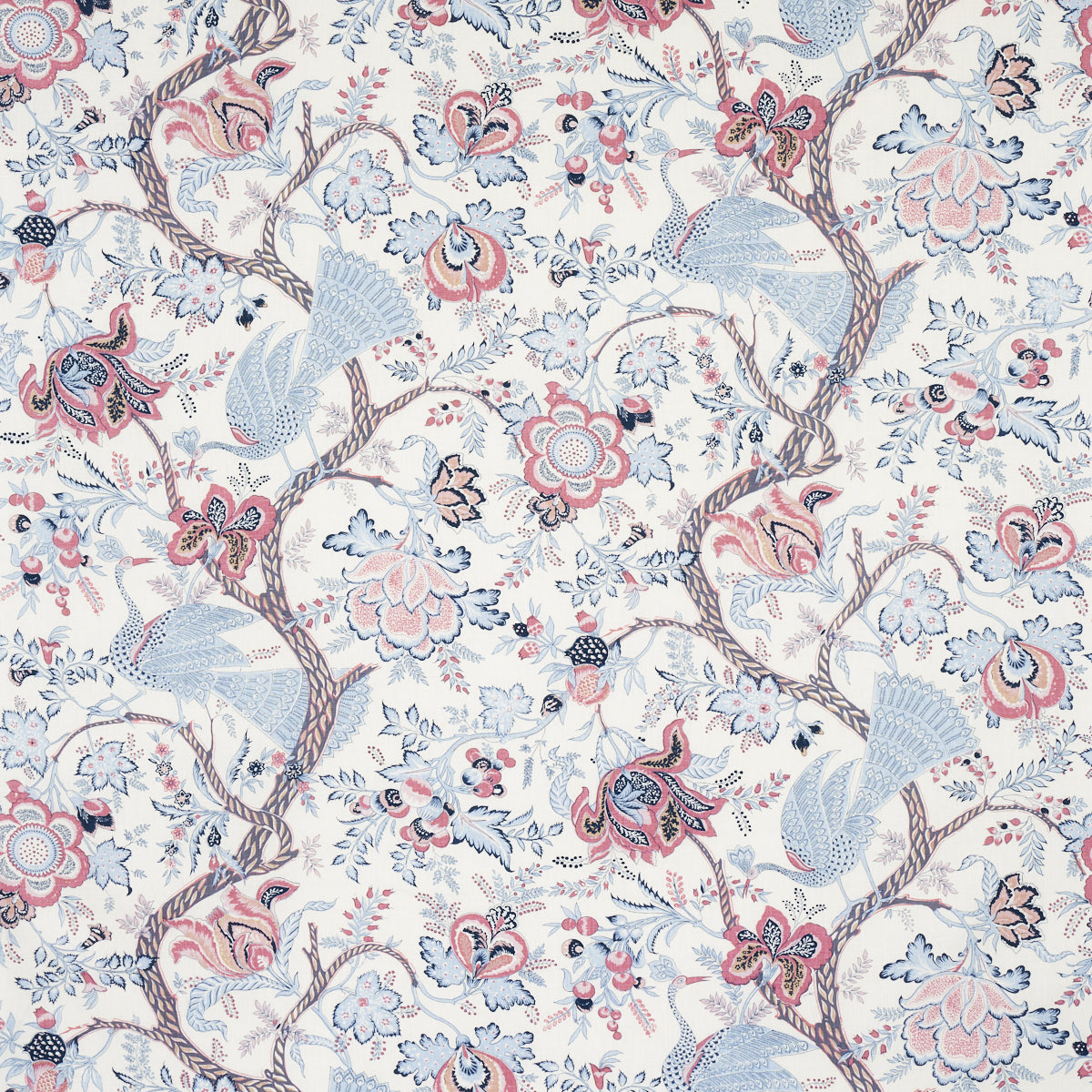 Aveline Linen fabric in lilac color - pattern number 180050 - by Schumacher in the Schumacher Classics collection