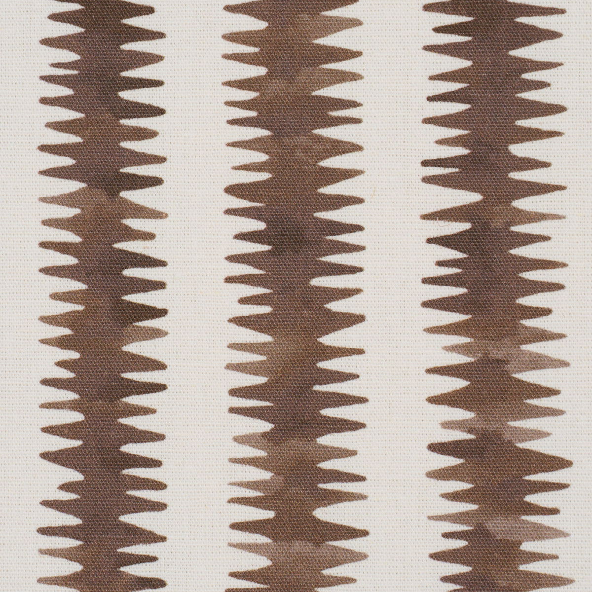 Cardiogram fabric in Brown color - pattern number 180183 - by Schumacher in the Happy Menocal collection