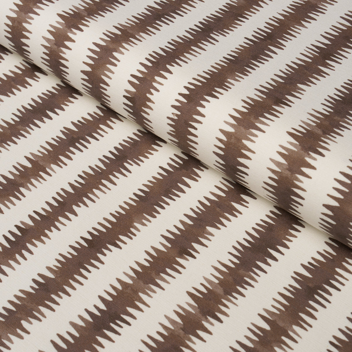 Cardiogram fabric in Brown color - pattern number 180183 - by Schumacher in the Happy Menocal collection