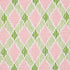 Dexter Indoor Outdoor fabric in pink and green color - pattern number 180232 - by Schumacher in the Indoor/Outdoor collection