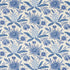 Lafayette Botanical fabric in cornflower color - pattern number 180251 - by Schumacher in the Williamsburg collection