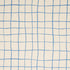 Painterly Windowpane fabric in blue color - pattern number 180292 - by Schumacher in the Miles Redd collection