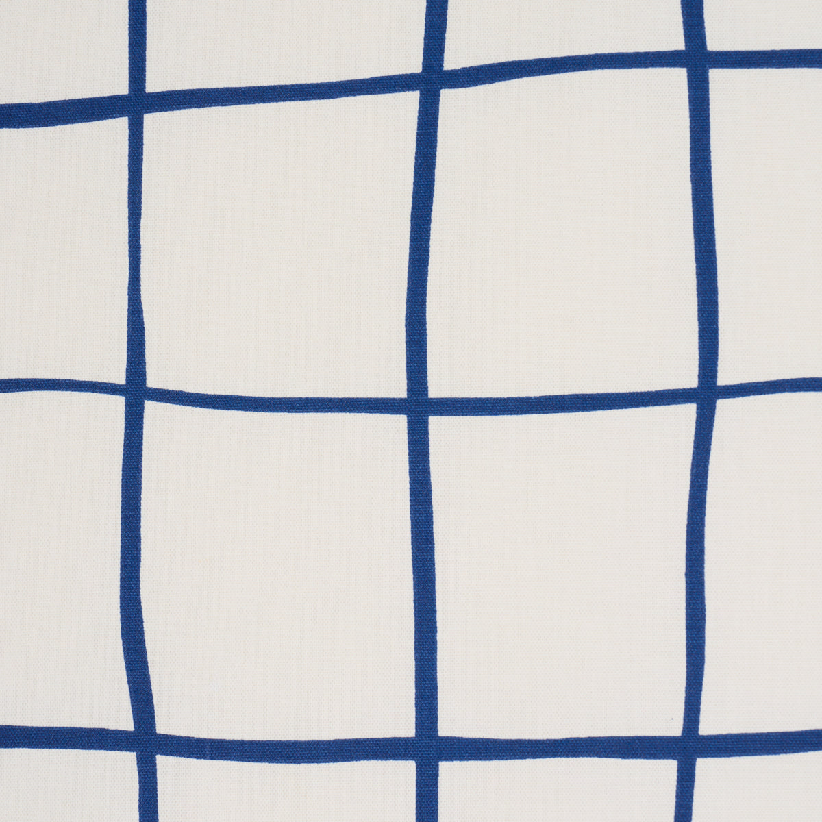 Painterly Windowpane fabric in Navy color - pattern number 180295 - by Schumacher in the Stars and Stripes collection