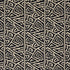 Jagged Maze fabric in black color - pattern number 180320 - by Schumacher in the David Kaihoi collection
