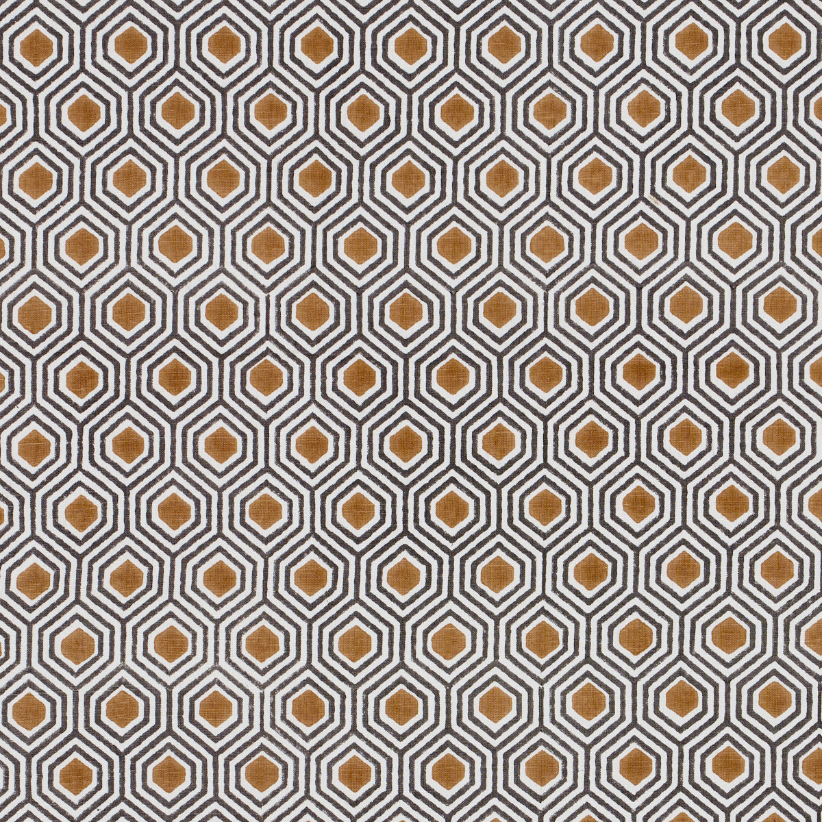 Otis Hand Print fabric in dark neutral color - pattern number 180373 - by Schumacher in the Easy Elements collection