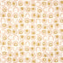 Threshold Printed Linen fabric in salt and ochre color - pattern number 180423 - by Schumacher in the Hadiya Williams collection