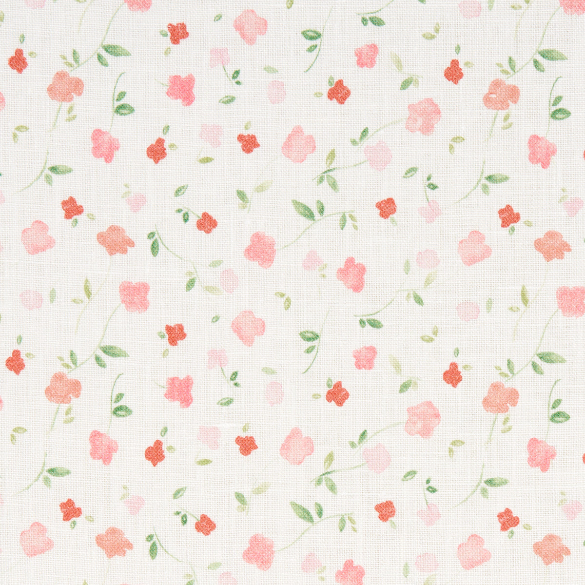 Bloomwind Performance Linen fabric in pink color - pattern number 180430 - by Schumacher in the Marie-Chantal collection