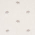 Buffalo Embroidered Linen fabric in ivory color - pattern number 180451 - by Schumacher in the Marie-Chantal collection