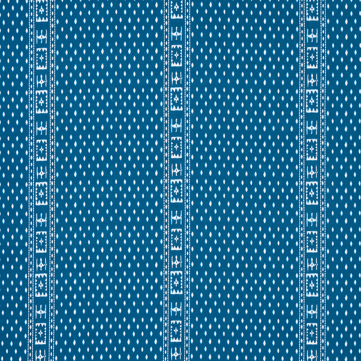 Indah Batik fabric in Indigo color - pattern number 180490 - by Schumacher in the Bohemia collection