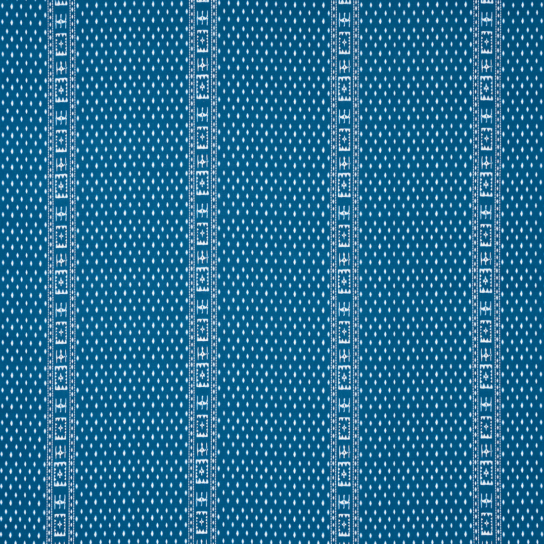 Indah Batik fabric in indigo color - pattern number 180490 - by Schumacher in the Bohemia collection