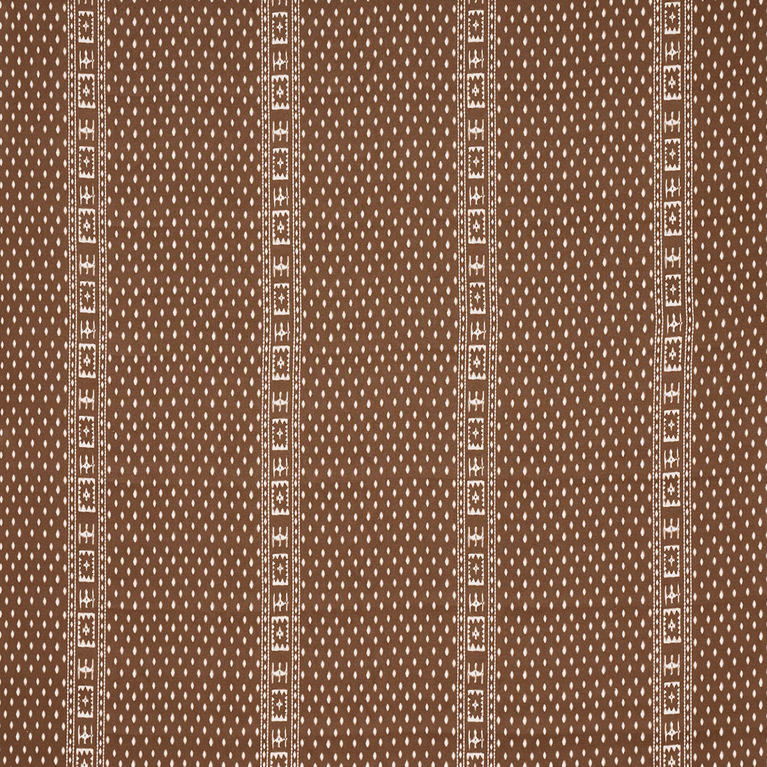 Indah Batik fabric in sepia color - pattern number 180491 - by Schumacher in the Bohemia collection