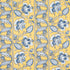 Marielle Vine fabric in yellow and delft color - pattern number 180532 - by Schumacher in the New Traditional:  Provencal collection