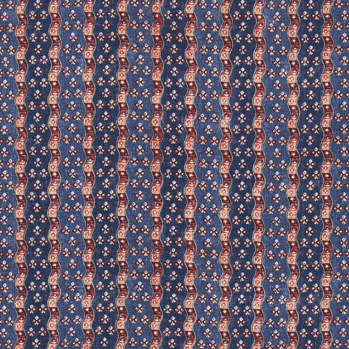 Ottilie Stripe fabric in document color - pattern number 180560 - by Schumacher in the New Traditional:  Provencal collection