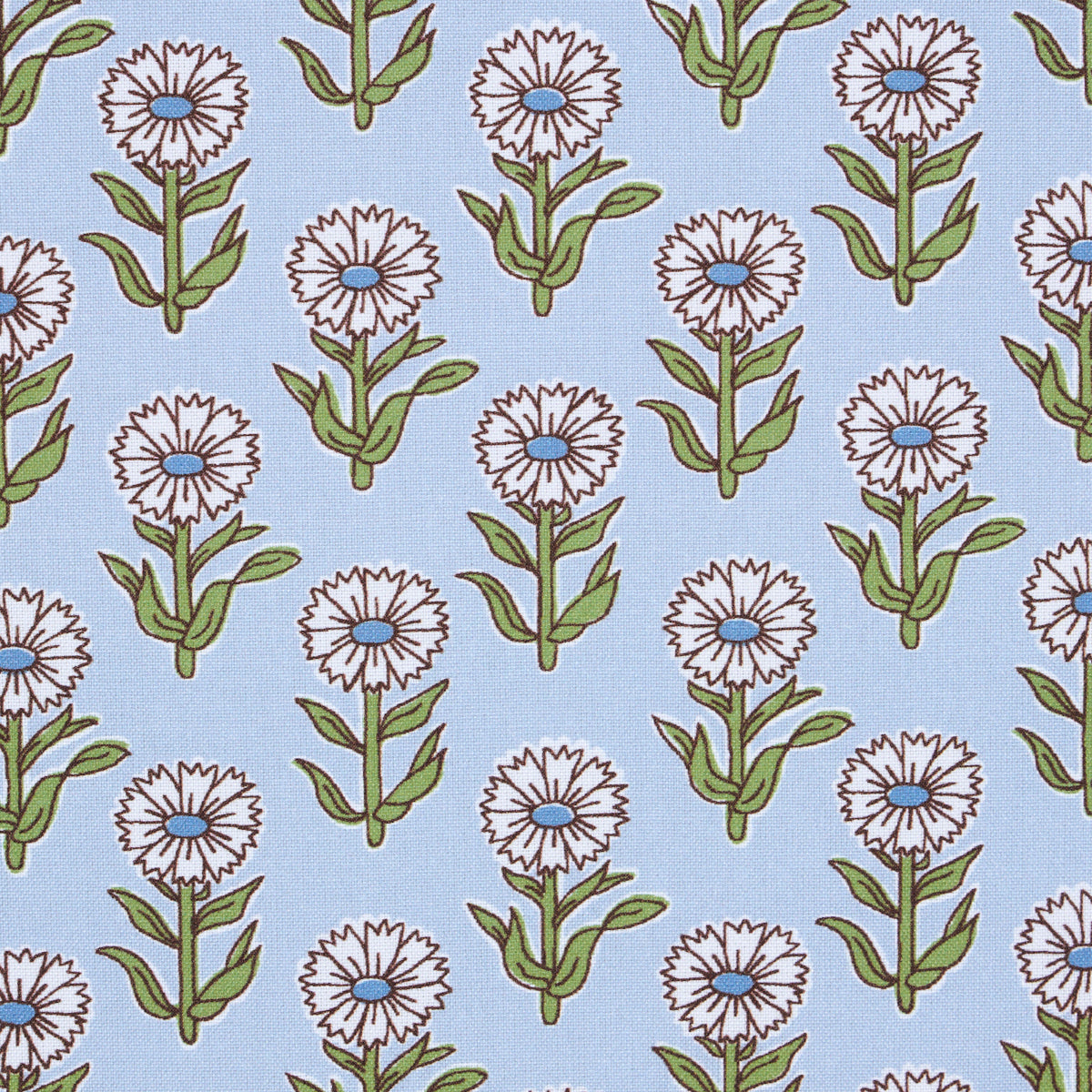 Adeline fabric in mineral and leaf color - pattern number 180581 - by Schumacher in the New Traditional:  Provencal collection