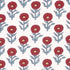 Adeline fabric in rouge and blue color - pattern number 180582 - by Schumacher in the New Traditional:  Provencal collection