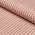 Mathis Ticking Stripe fabric in spice color - pattern number 180595 - by Schumacher in the A Country Life collection